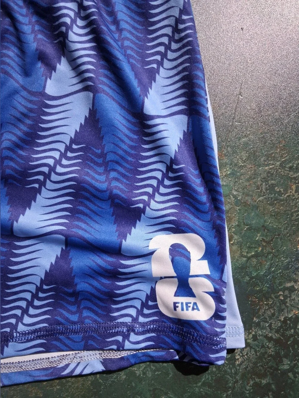FIFA World Cup Men's Blue Performance Boxer Briefs - L